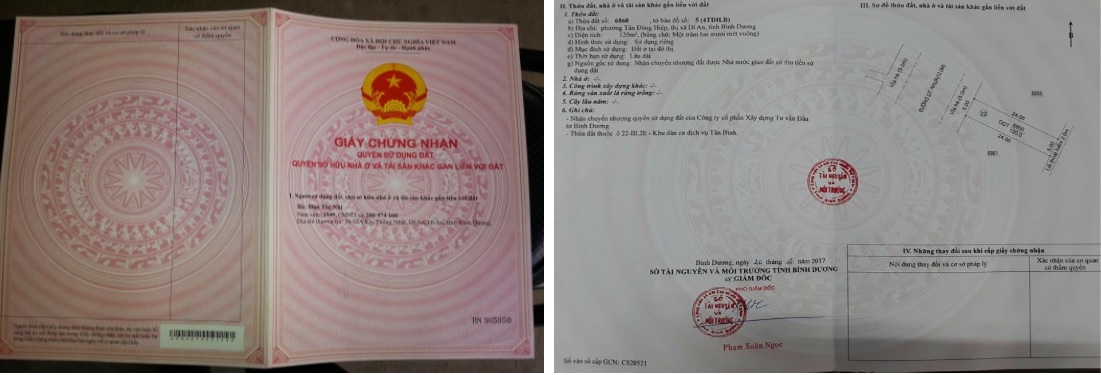 mẫu sổ hồng giả, sổ đỏ giả hoàn thành cho khách
