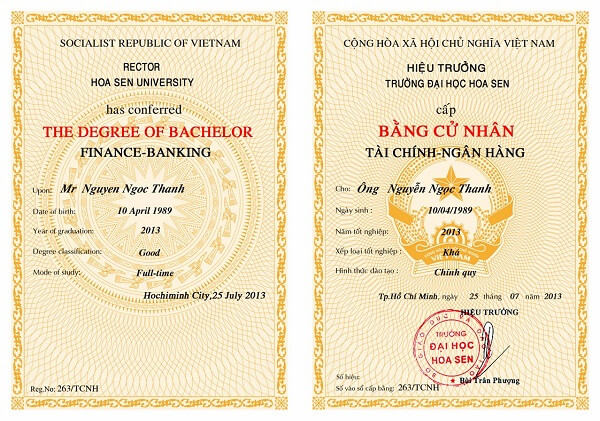 làm bằng đại học