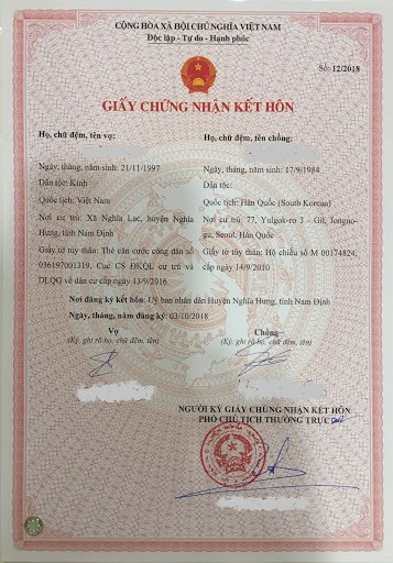 Làm đăng ký kết hôn giả