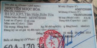 Làm cavet xe giả