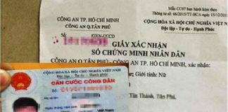 làm chứng minh nhân dân và căn cước công dân