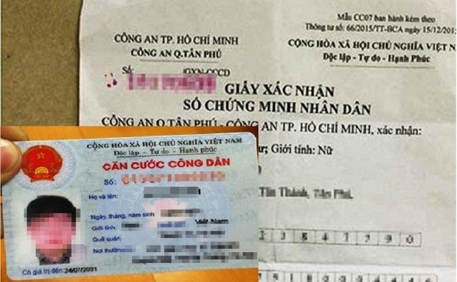 làm chứng minh nhân dân và căn cước công dân