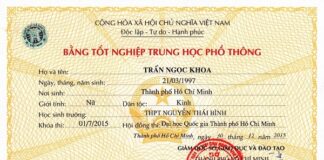 làm bằng cấp ba