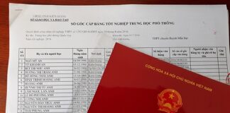 Làm bằng cấp ba giá rẻ