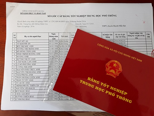 Làm bằng cấp ba giá rẻ