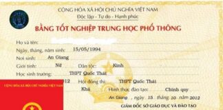 Làm bằng cấp ba giá rẻ