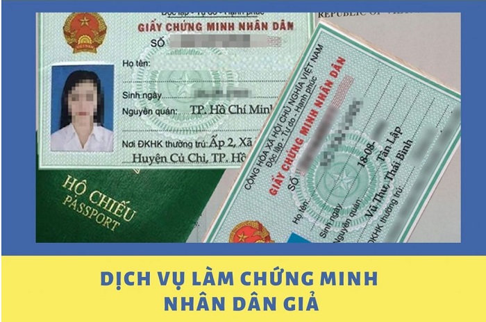 làm cmnd giả lấy ngay