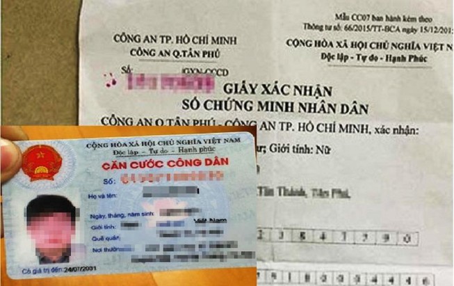 nhận làm cmnd giả