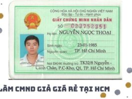 làm cmnd giả lấy ngay