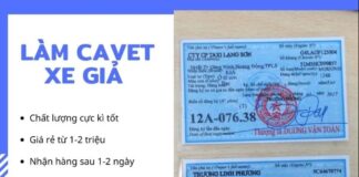 Làm cavet xe