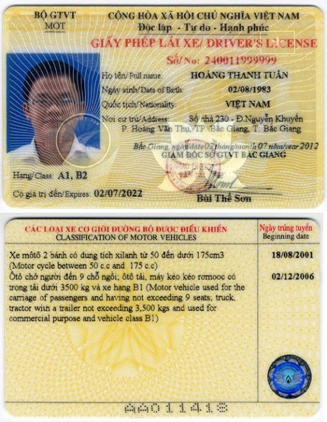 Làm cavet xe giả tphcm