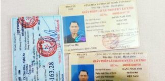 Làm cavet xe giả tphcm