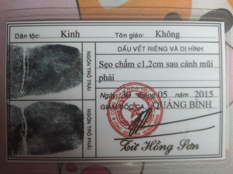 Dịch vụ làm CMND giả giá rẻ - chất lượng - không cọc