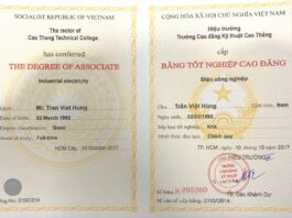 Làm Bằng Cao Đẳng Chính Quy Phôi Thật Giá Chỉ Từ 2 Triệu