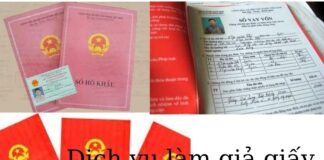 giả làm sổ hồng