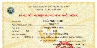 làm bằng cấp 3 giả