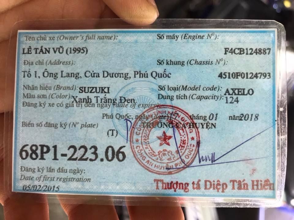 giấy phép lái xe