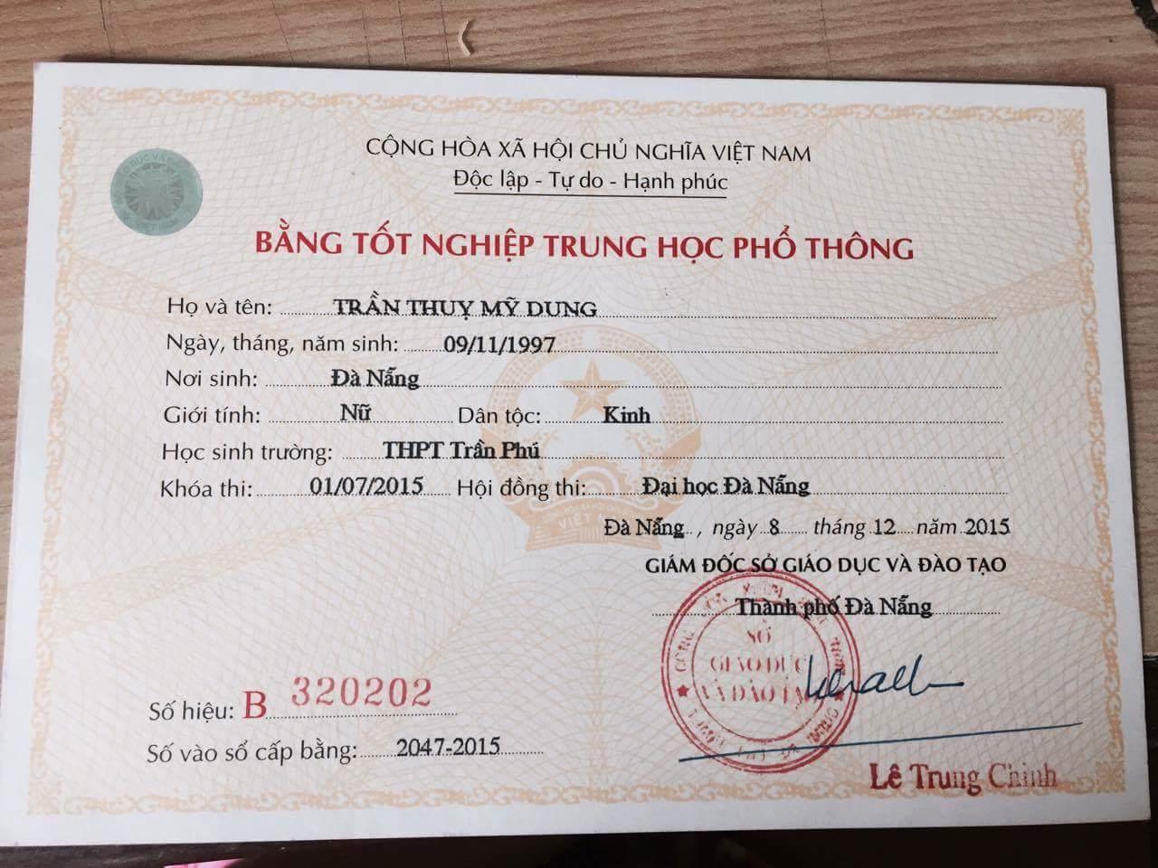 làm bằng cấp 3 giả