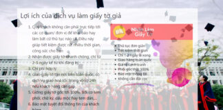 làm giấy tờ giả