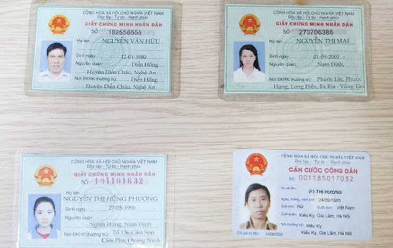 chứng minh nhân dân 2 mặt