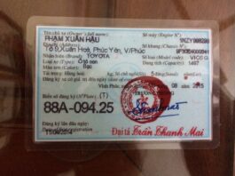 làm giả cavet xe