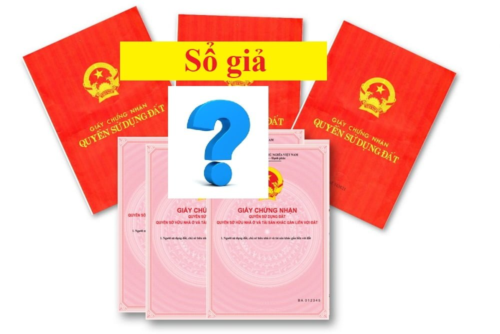 Làm sổ hồng giả - Sổ đỏ giả